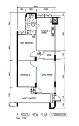Blk 317 Hougang Avenue 7 (Hougang), HDB 3 Rooms #518919141